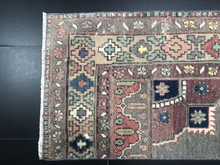 small vintage turkish wool rug 1960s 2017