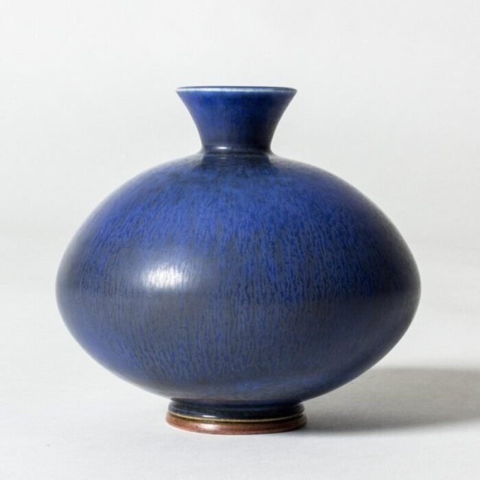 stoneware vase by berndt friberg for gustavsberg 1950s 1