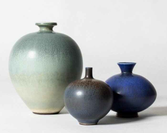 stoneware vase by berndt friberg for gustavsberg 1950s 8