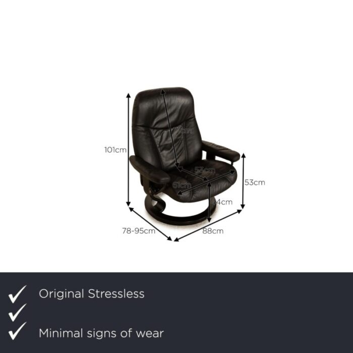 stressless consul leather armchair 2375