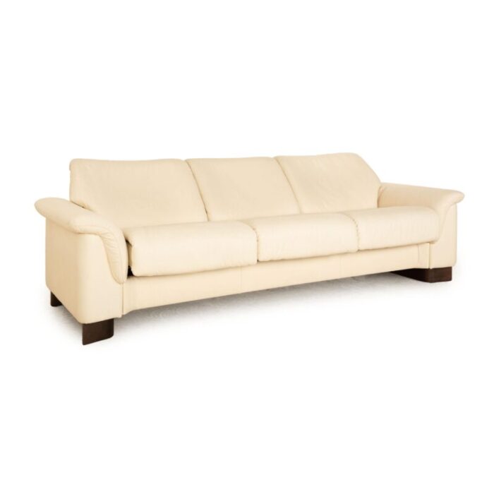 stressless paradise three seater sofa in leather 0843