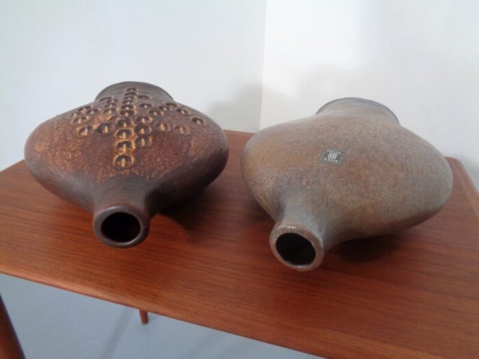 studio vases by gerda heuckeroth for carstens toennieshof 1960s set of 2 11