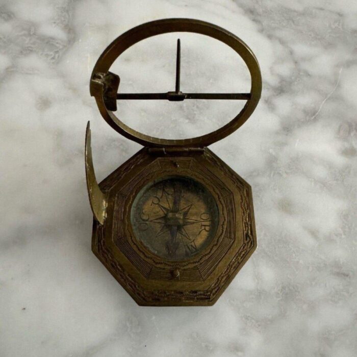 sundial and pocket compass from augsburglout 18th century 3