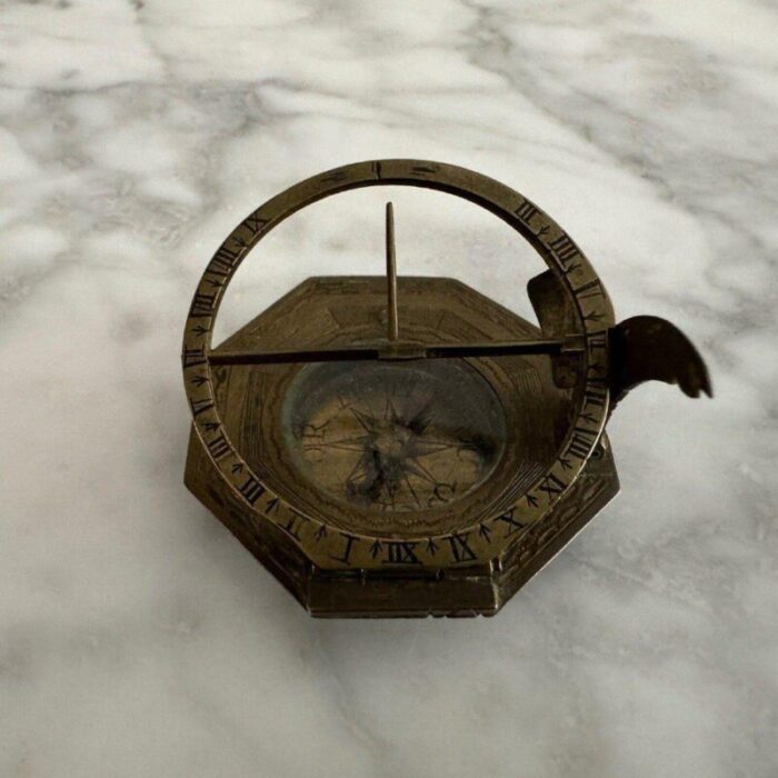 sundial and pocket compass from augsburglout 18th century 8