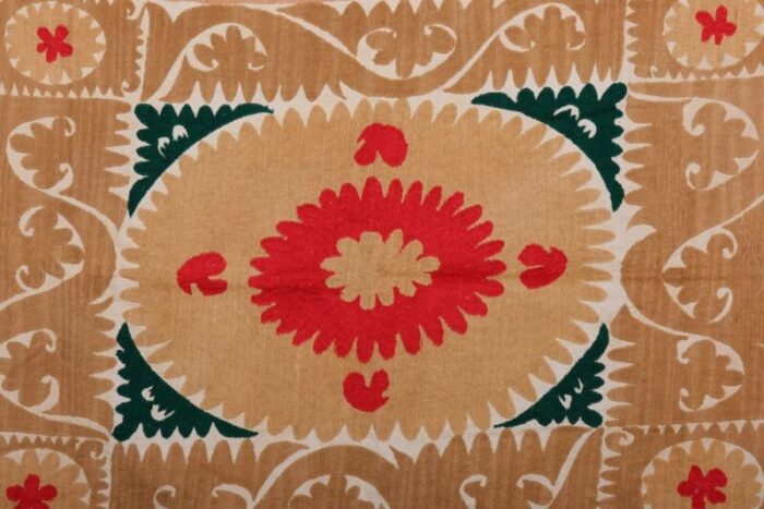 suzani tablecloth bedspread or wall decor with embroidery 7