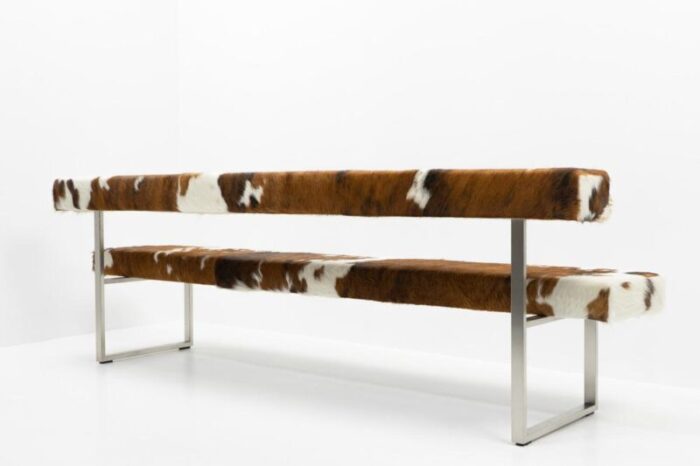 swiss design permesso bench in cowhide from girsberger 2008 3320