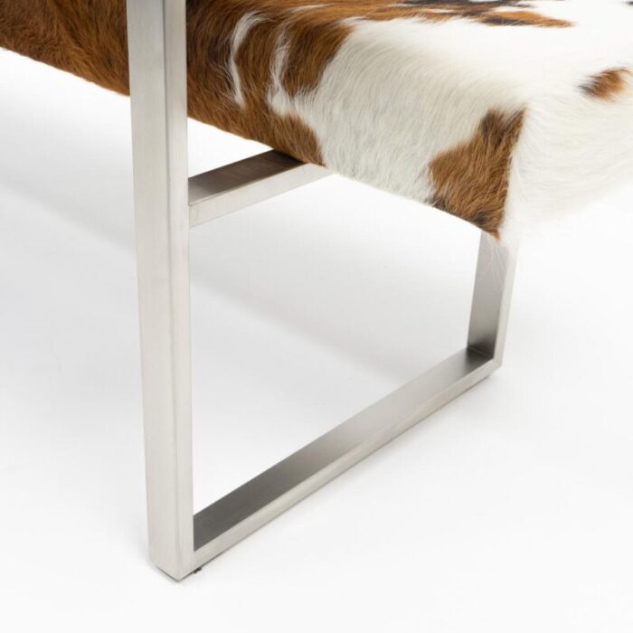 swiss design permesso bench in cowhide from girsberger 2008 3912