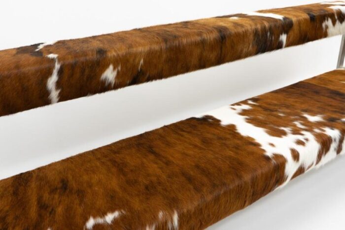 swiss design permesso bench in cowhide from girsberger 2008 4422