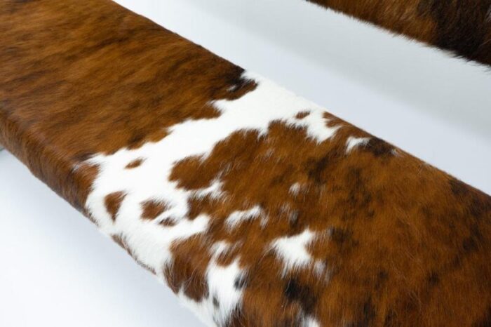 swiss design permesso bench in cowhide from girsberger 2008 5036