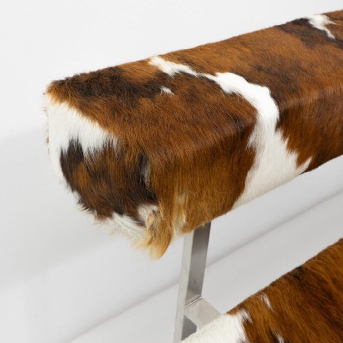 swiss design permesso bench in cowhide from girsberger 2008 6015