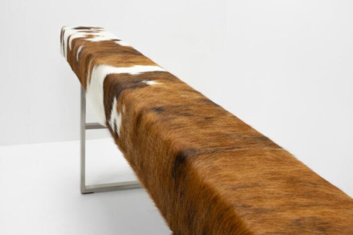 swiss design permesso bench in cowhide from girsberger 2008 6238