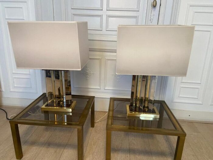 table lamps by romeo rega 1970s set of 2 0188