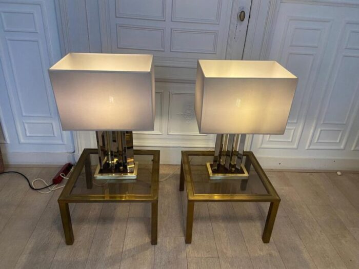 table lamps by romeo rega 1970s set of 2 3190