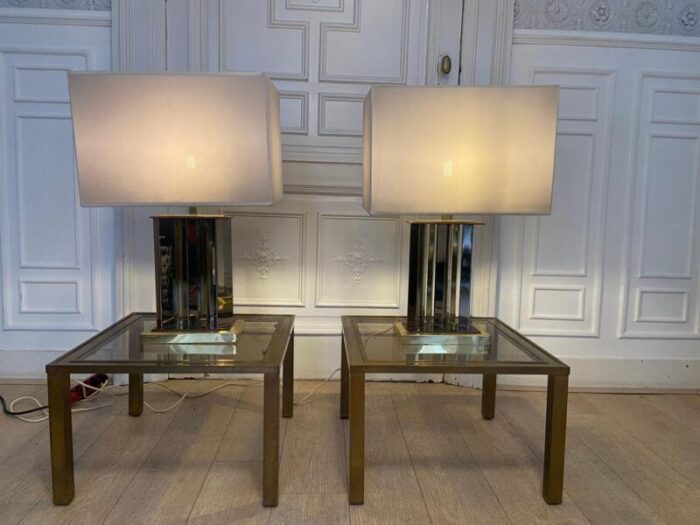 table lamps by romeo rega 1970s set of 2 6902