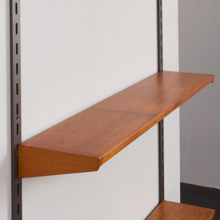 teak shelves for fm mobler by kai kristiansen denmark 1960s 1738