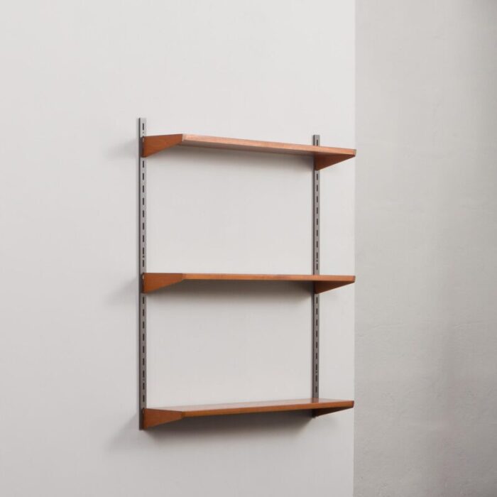 teak shelves for fm mobler by kai kristiansen denmark 1960s 2100