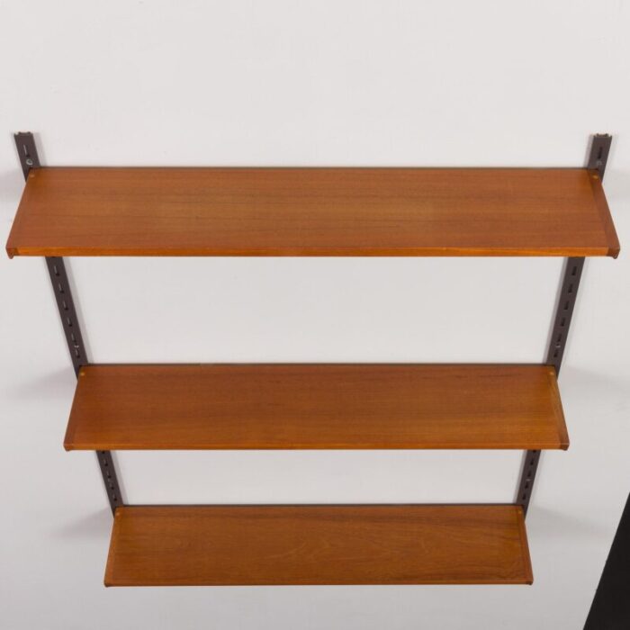 teak shelves for fm mobler by kai kristiansen denmark 1960s 4114