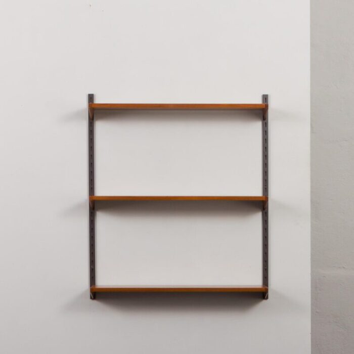 teak shelves for fm mobler by kai kristiansen denmark 1960s 4693