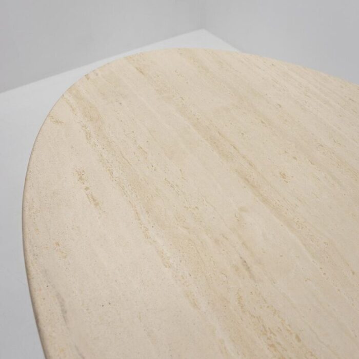 travertine dining table by carlo scarpa for cattelan italy 1970s 7052