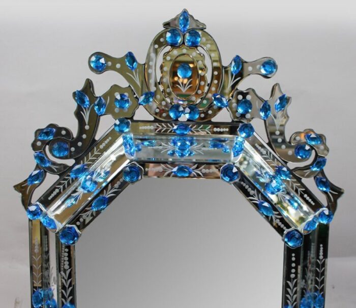 venetian style bejewelled mirrors 2000s set of 2 5