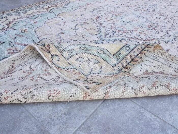 vintage area rug 1960s 1409