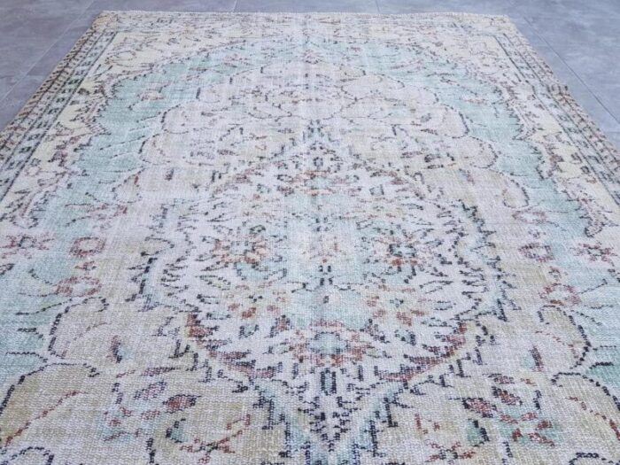 vintage area rug 1960s 2211