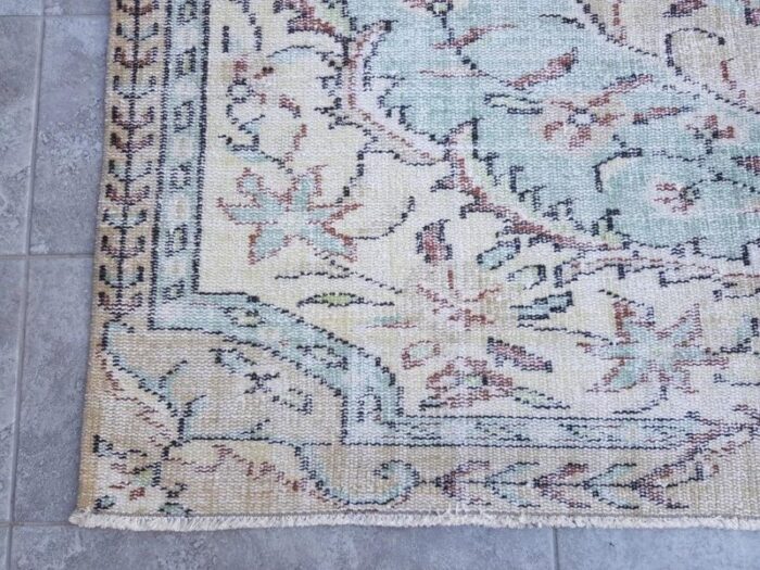 vintage area rug 1960s 9230