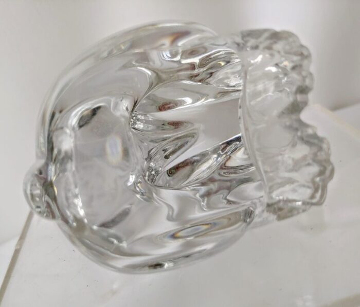 vintage baccarat crystal seated rabbit paperweight 6546