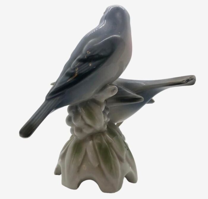 vintage bavarian porcelain 2 bluebird figurine by gerold porzellan 4227