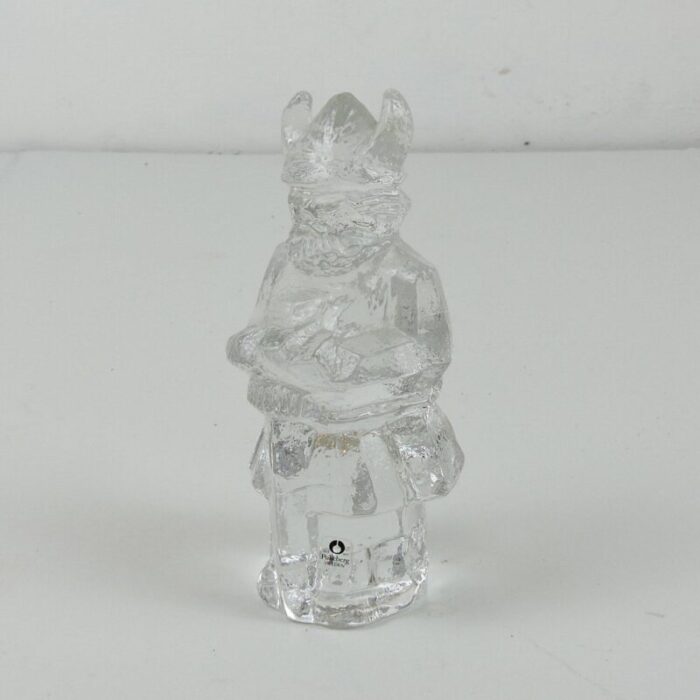 vintage crystal swedish viking ornament by pukeberg crystal 1970s 4