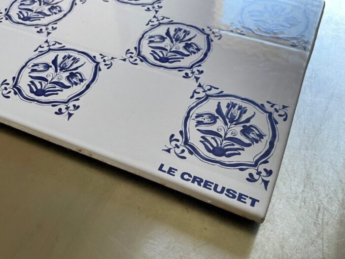 vintage enamel stove cover from le creuset 1950s 8