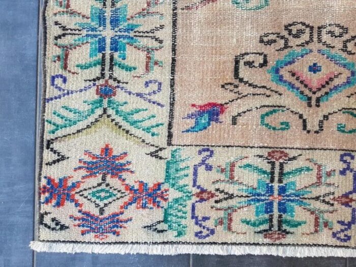 vintage floor rug 1960 6354