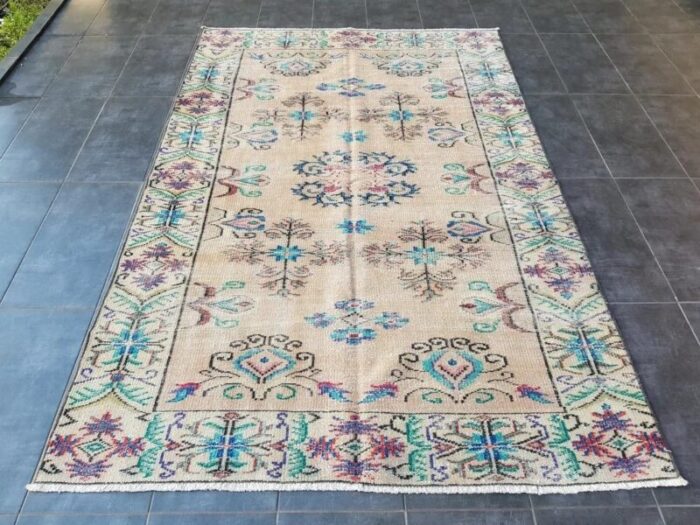 vintage floor rug 1960 9008