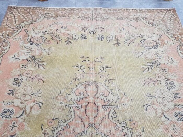 vintage floor rug 1960s 0586