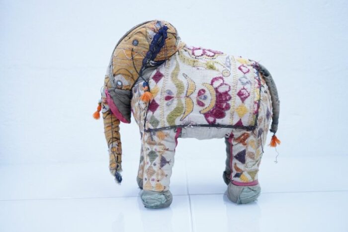 vintage indian elephant figurine 1960s 3