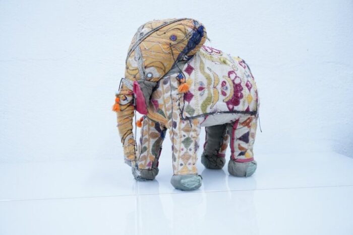 vintage indian elephant figurine 1960s 5