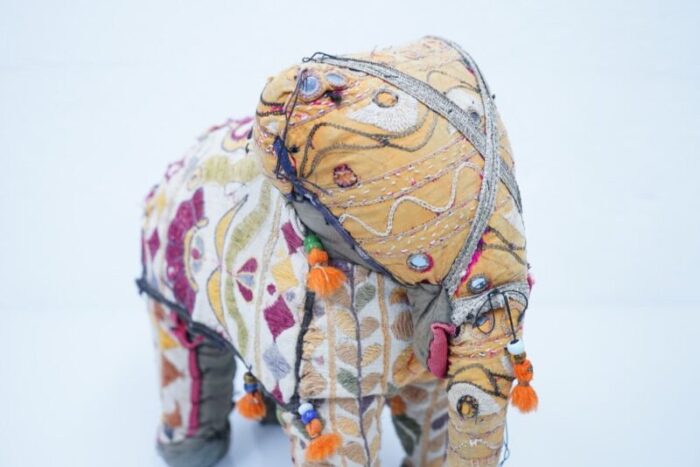 vintage indian elephant figurine 1960s 6