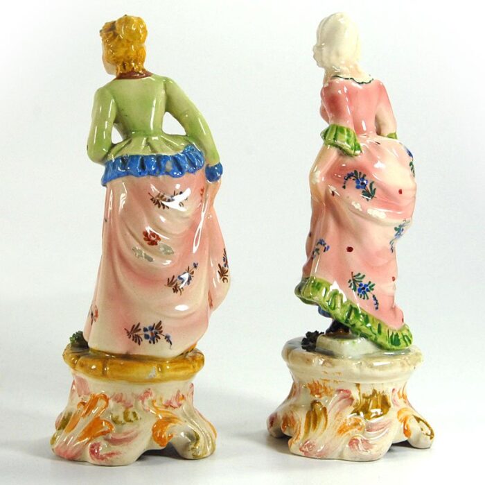 vintage italian figurines from capodimonte 1950s set of 2 set of 2 3