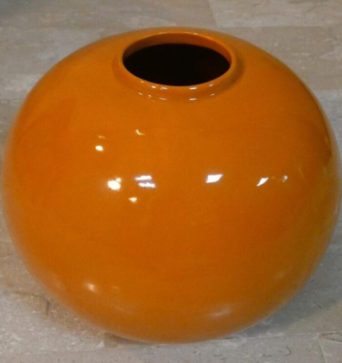 vintage italian glazed ceramic vase 1970s 3586