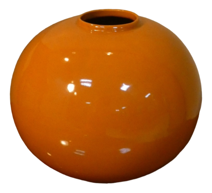 vintage italian glazed ceramic vase 1970s 9010