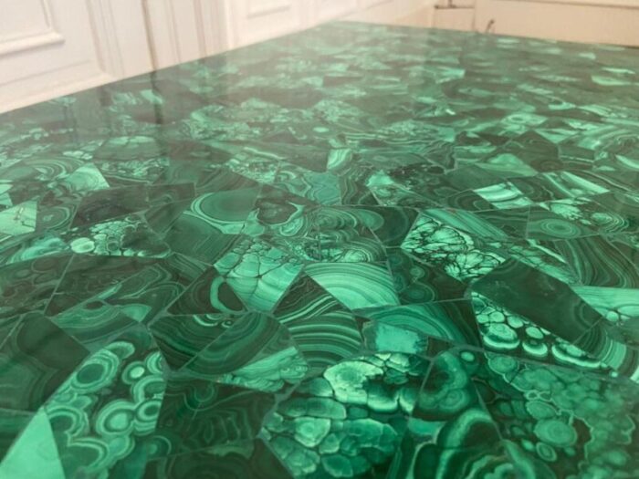 vintage malachite coffee table 1970s 1416