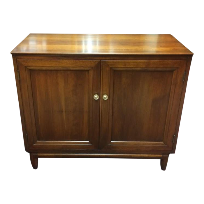 vintage mid century modern server cabinet willett furniture 2551