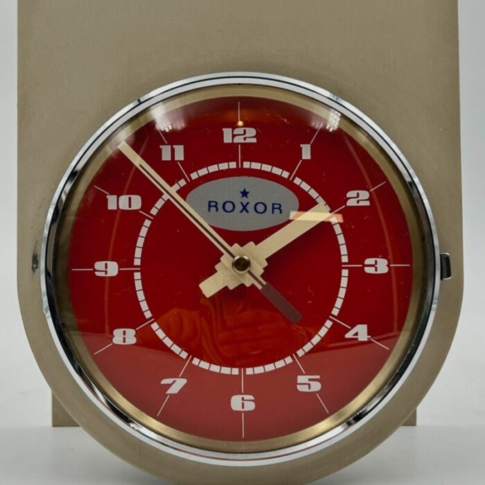 vintage roxor swiss clock with kienzle mechanism 1970s 9