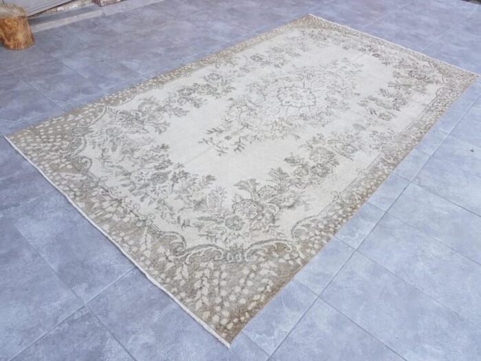 vintage turkish area rug 1960s 4632