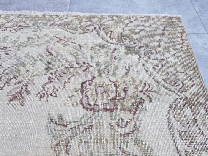 vintage turkish area rug 1960s 4684