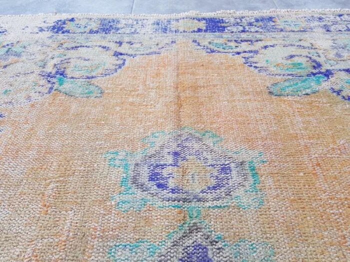 vintage turkish nomadic rug 1960s 5638