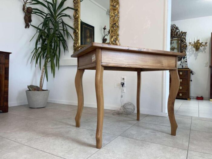 vintage wood console table 4948