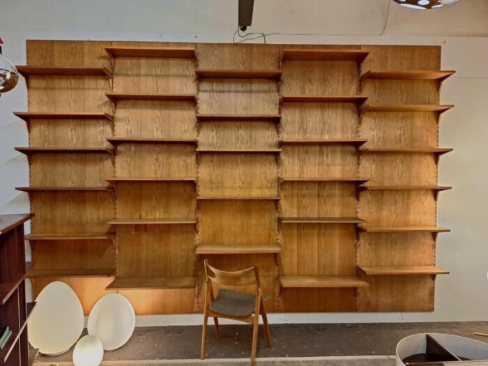 wall unit attributed to poul cadovius denmark 1960s 4143