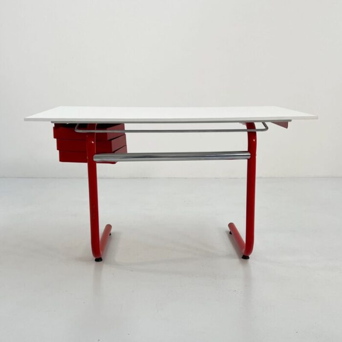 yellow drafting desk by joe colombo for bieffeplast 1970s 9840